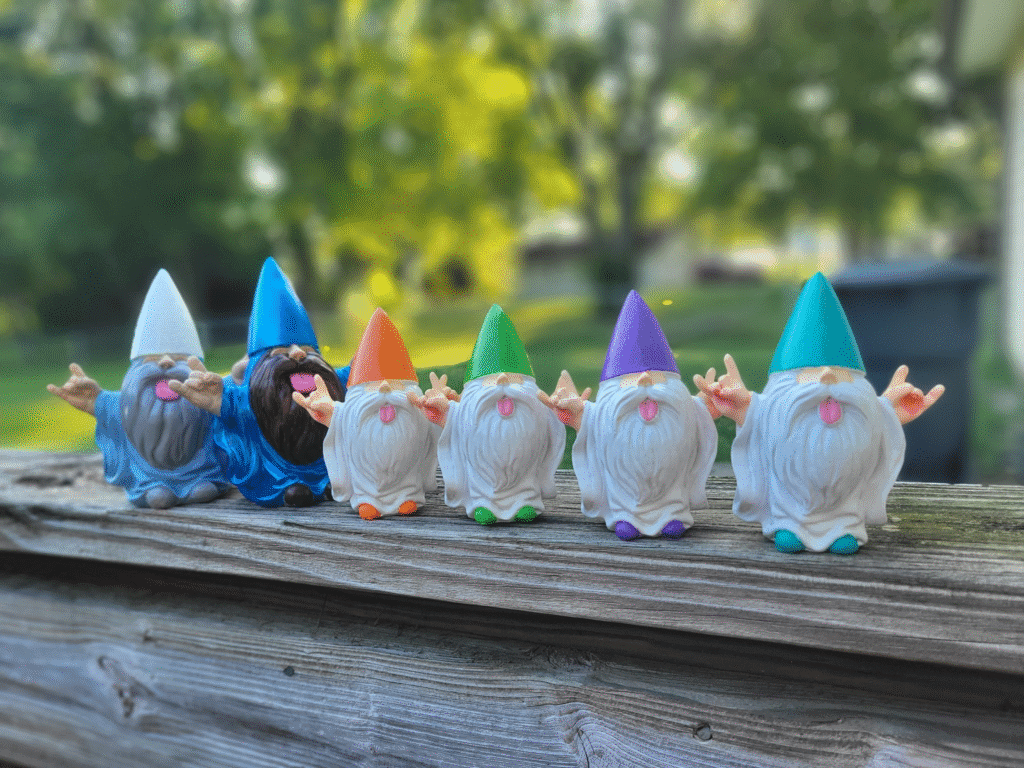 Collection of decorative gnomes from Weekend with a Gnome.